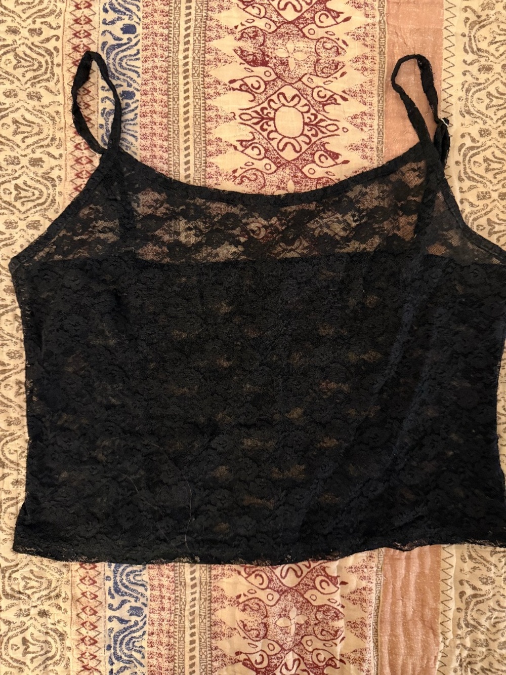 Pacsun black lace tank